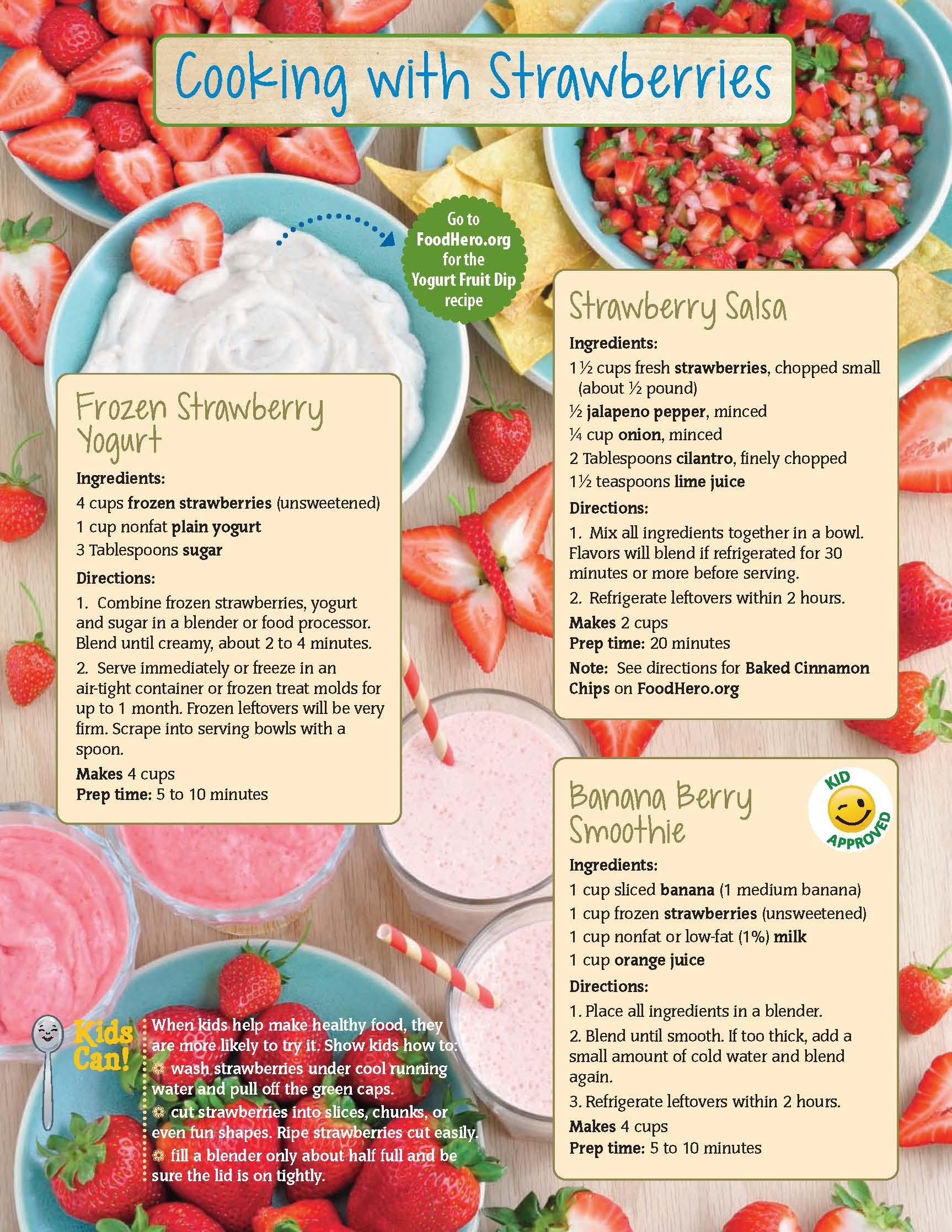 Strawberries Food Hero Monthly