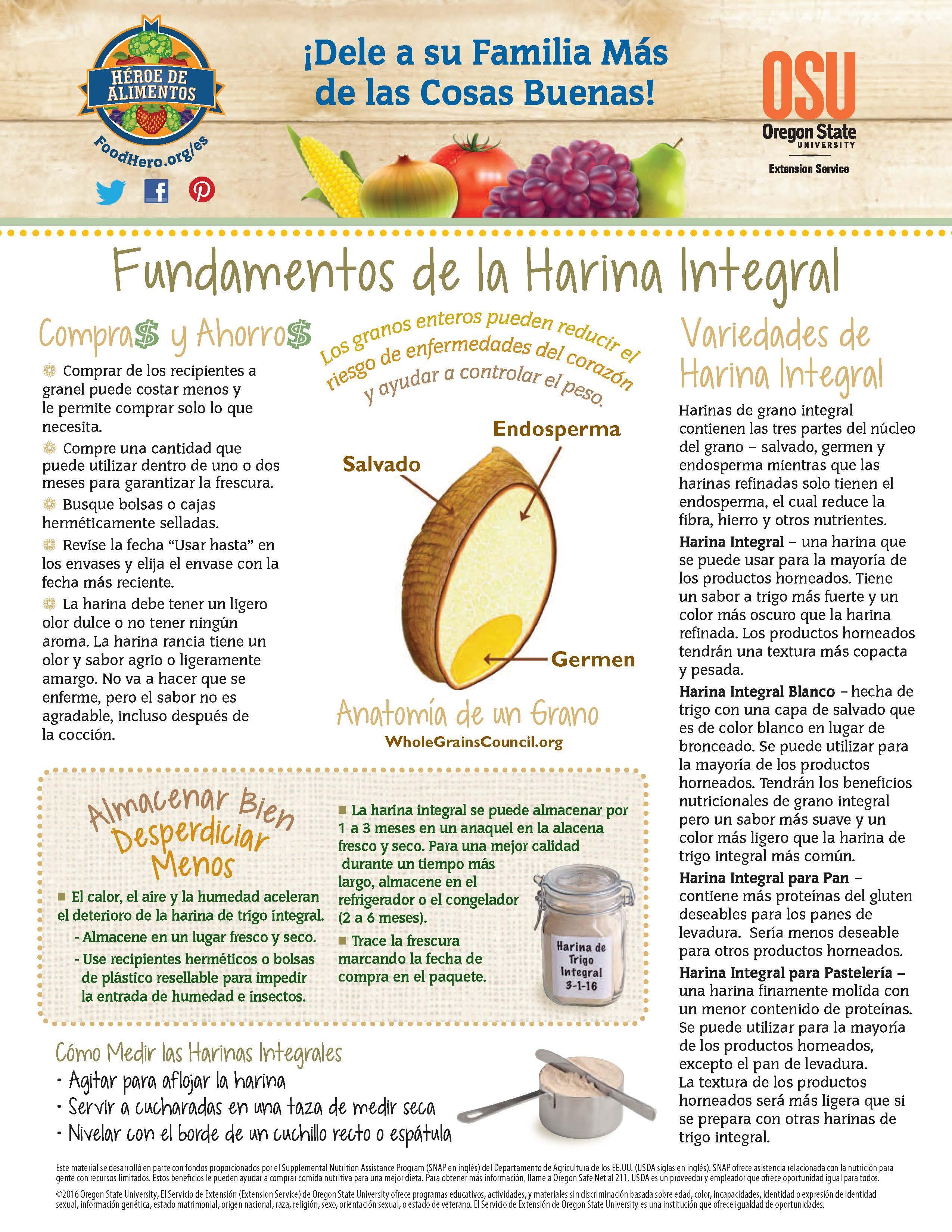 Harina Integral- Compras y Ahorros