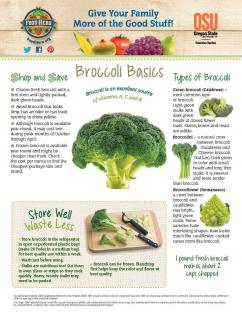 Food Hero Monthly Broccoli Page 1