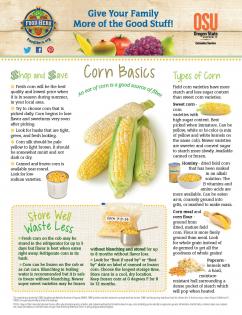 Food Hero Monthly Cover Corn