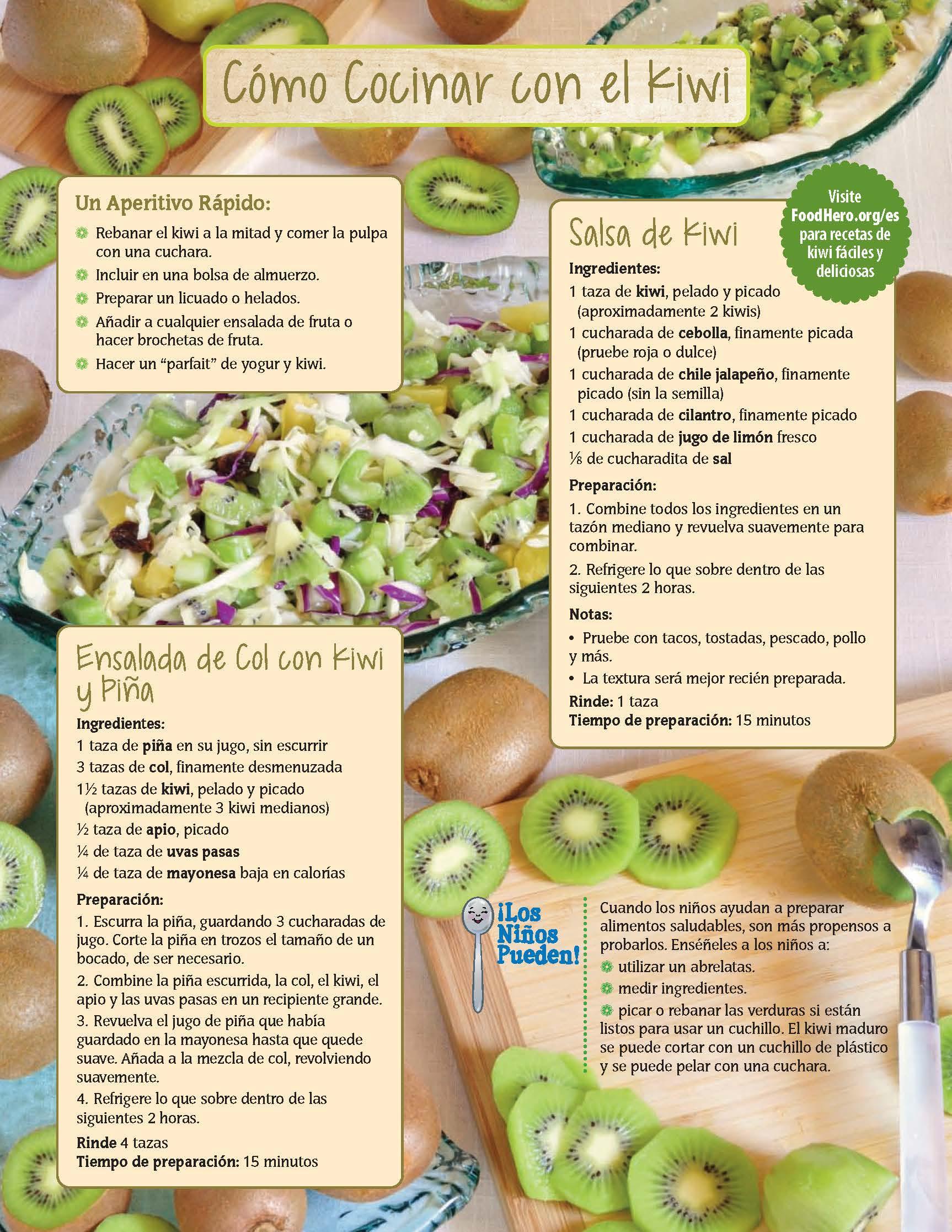 Kiwi Los Ninos Pueden Food Hero