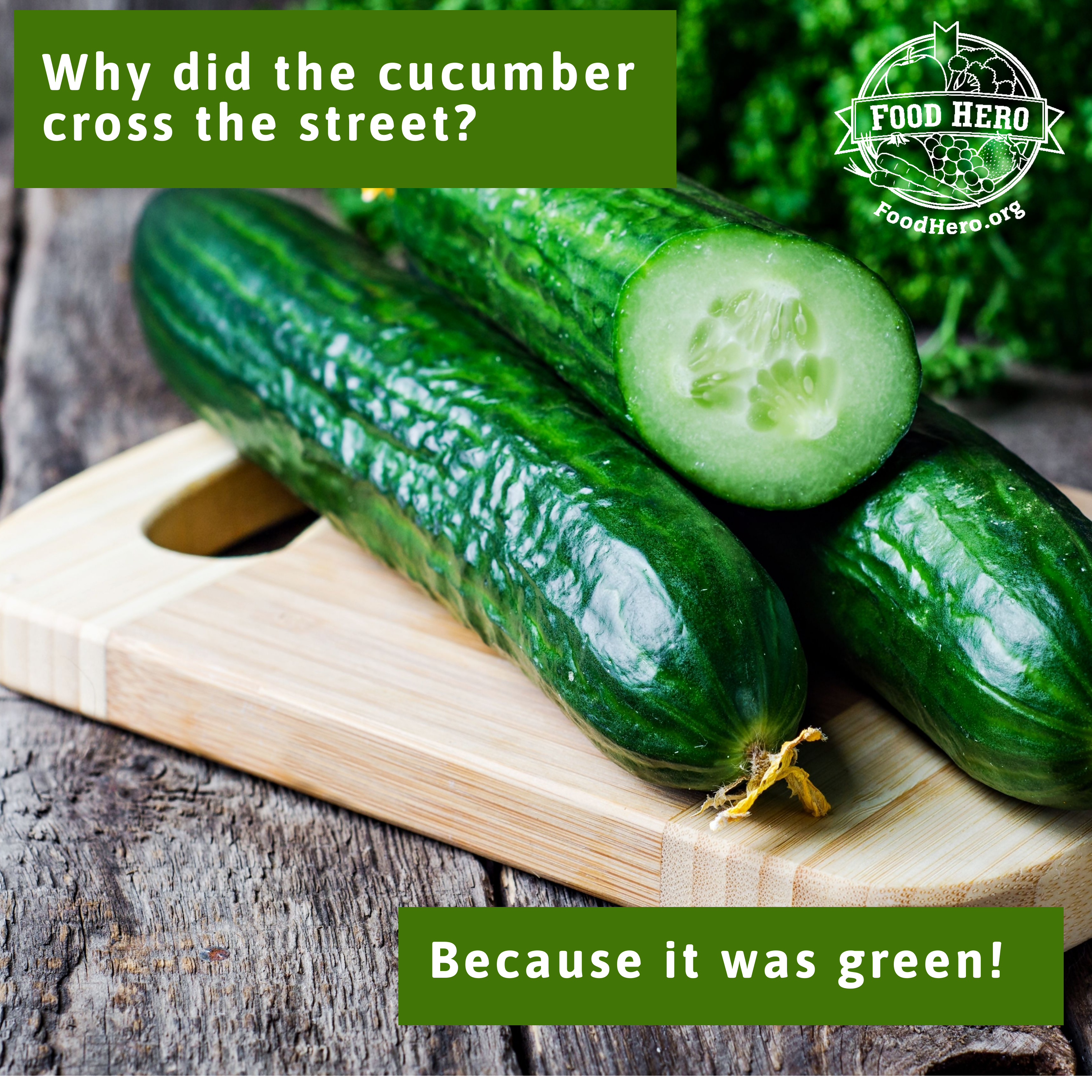"Cucumber Joke Image"