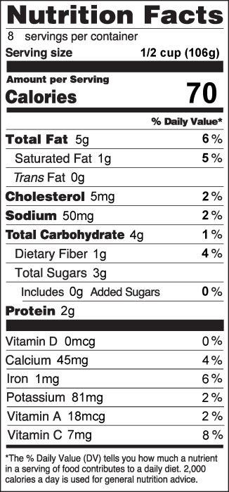 Photo of Nutrition Facts for Cucumber and Tomato Salad