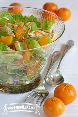 Photo of Green and Orange Chicken Salad