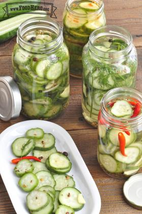 Recipe Image for Refrigerator Pickled Cucumbers