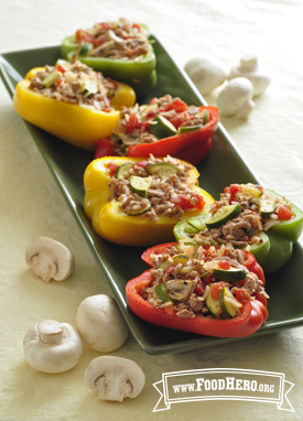 Photo of Stuffed Peppers with Turkey & Vegetables