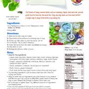 Garden Herbal Tea Recipe Card