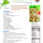 Healthy Carrot Cake Cookies Recipe Card