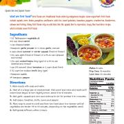 Three Sisters Soup Recipe Card