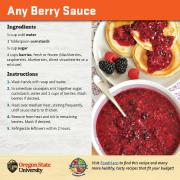 Any Berry Sauce Recipe Card