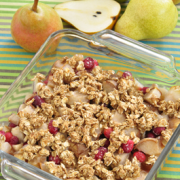 Photo of Pear and Cranberry Crisp
