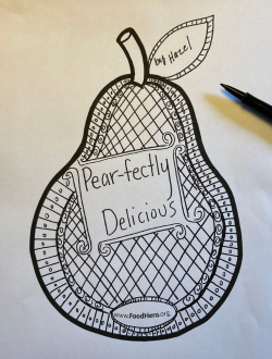 pear line pattern art