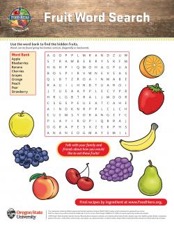 Word Search - Fruit