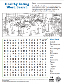 healthy eating word search food hero