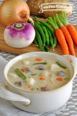 Tazón de Sopa Espesa de Verduras Mezcle y Combine