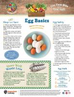 Eggs Food Hero Monthly Page 1 