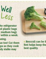 Store Well Waste Less Broccoli