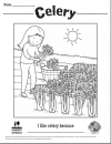 Celery Coloring Sheet