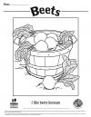 Beets Coloring Sheet