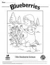 Blueberry Coloring Sheet 