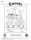 Carrots Coloring Sheet