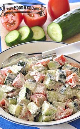 Photo of Cucumber and Tomato Salad