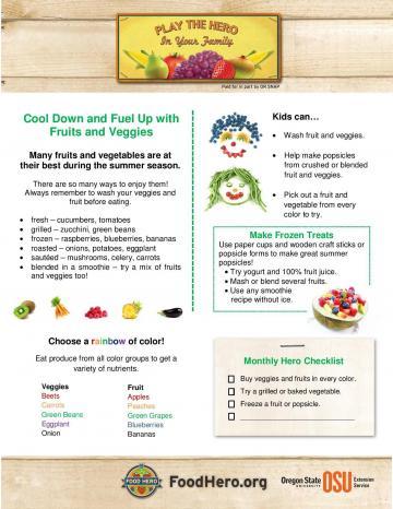 Cool Down and Fuel Up with Fruits and Veggies