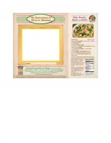 Coloring Calendar Page - Spanish