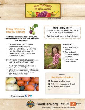 Enjoy Oregon's Healthy Harvest