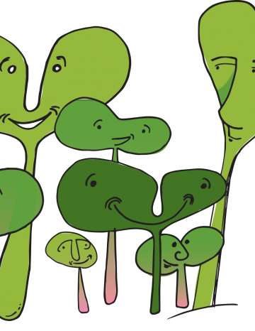 Microgreens characters 