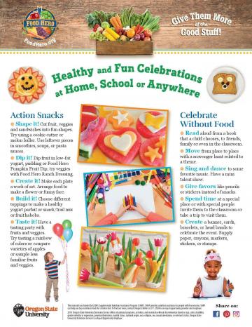 Healthy Celebrations Monthly - English